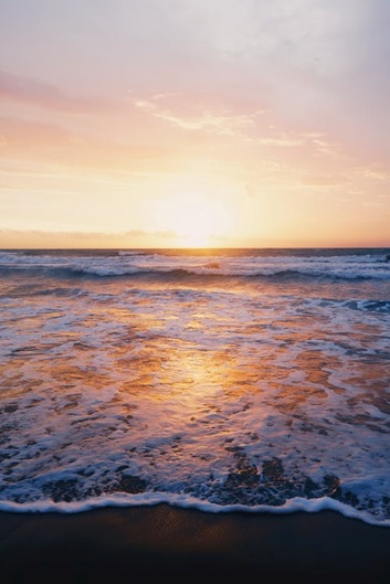 Sunset at a beach