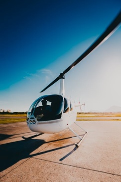 A helicopter ride in Denver